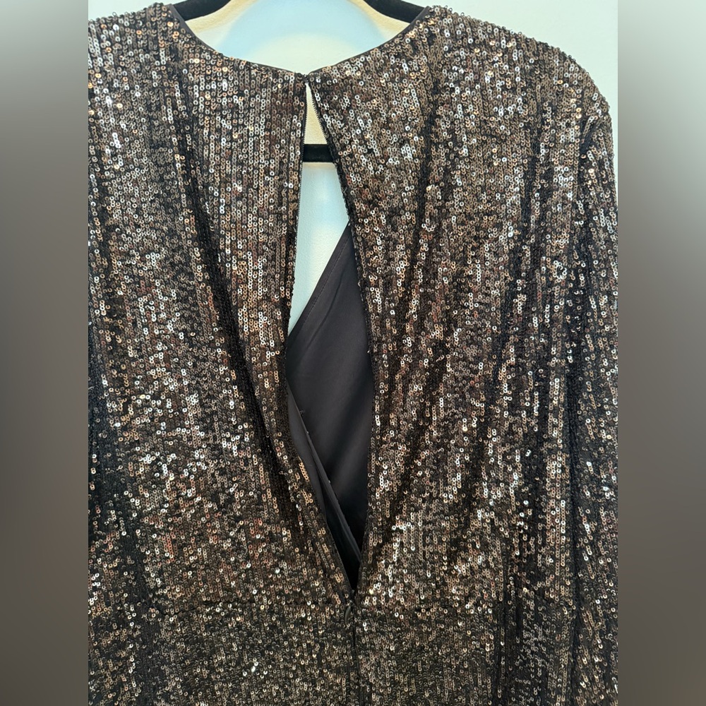 NWT The Drop Helena Faux Wrap Dress‎ in Bronze - Size 2X. - Picture 8 of 12